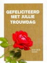 Productafbeelding Kaart gefeliciteerd met jullie trouwdag