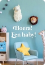 Productafbeelding Minikaart hoera een baby