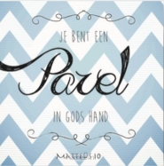 Productafbeelding Cadeaubordje Je bent een parel in Gods hand