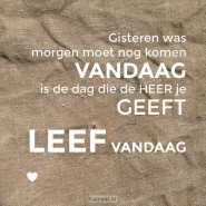 Productafbeelding Vandaag is de dag die de Heer je geeft