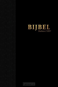 Productafbeelding Bijbel hsv met psalmen  hardcover zwart