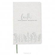 Productafbeelding Linen Journal Faith can move mountains