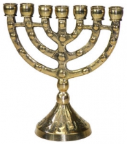 Productafbeelding Menorah goudkleurig 11cm