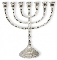 Productafbeelding Menorah 29.5cm zilverkleur