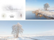 Productafbeelding Panoramawenskaart winterbeek