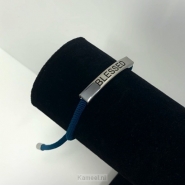 Productafbeelding Touwarmband blessed blauw